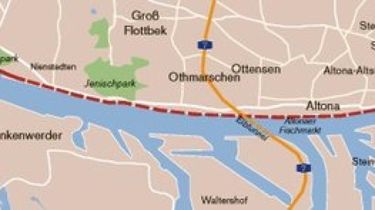 Einladung zum Energietanken und Pause machen: Das Gelände am Hamburger Grasbrookhafen liegt an der geplanten Mega-Promenade. Foto: mediaserver.hamburg.de/O.Heinze