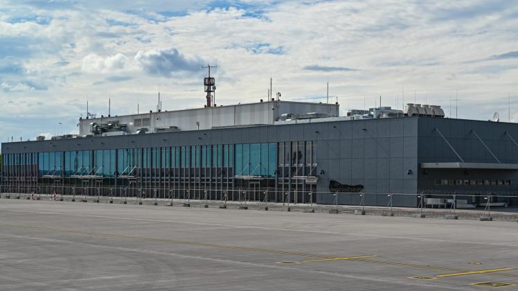 Das neue Regierungsterminal am Flughafen Berlin Brandenburg Airport „Willy Brandt“ (BER). 