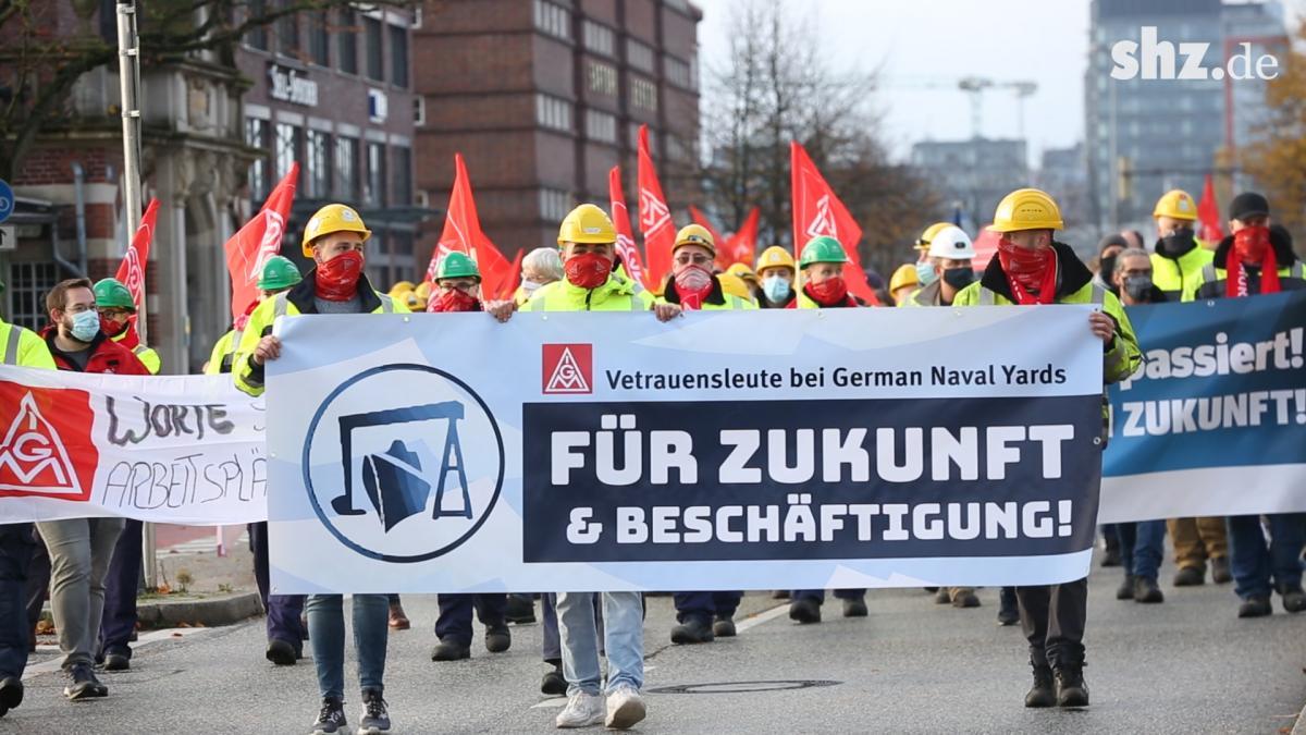 Demo In Kiel Werften Und Zulieferer In Der Krise Shz