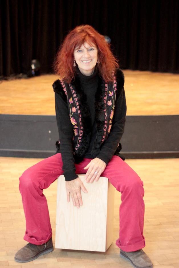 Kursleiterin Ulrike Schindele ist Musiklehrerin.