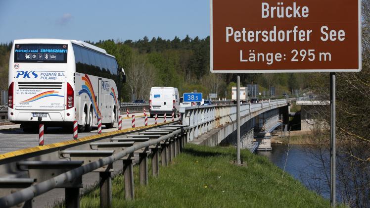 Autobahnbrücke Petersdorfer See soll saniert werden