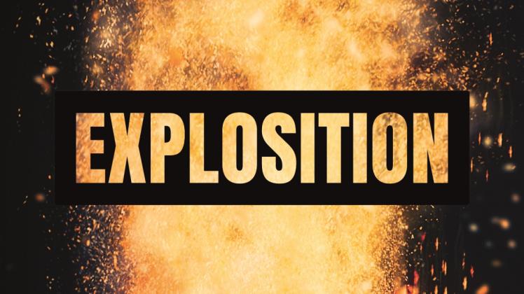 Explosition ist eine Mischung aus Exposition und Explosion. 
