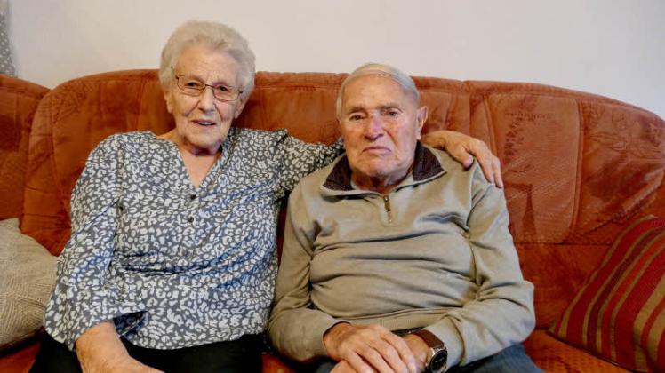 Ruth und Werner Dierks feiern ihren 70. Hochzeitstag, die Gnadenhochzeit. 
