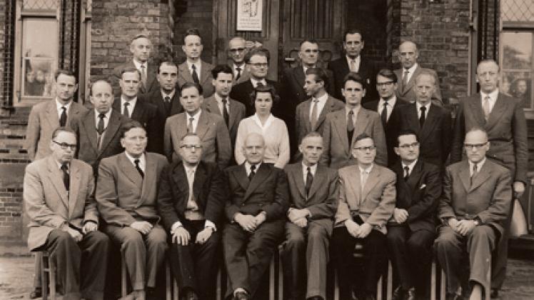Das Kollegium der Domschule in den Jahren 1957 / 1958. Foto: Domschule