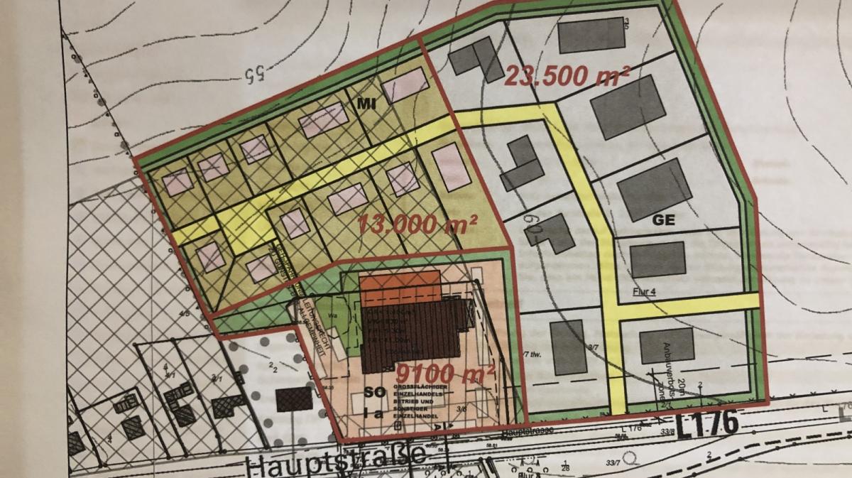 Neues Bauland und Gewerbegebiet in Hutzfeld in Sicht SHZ