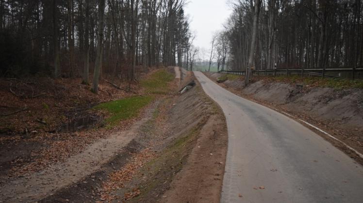 Fast fertig ist der neue Radweg zwischen Wietow und Schimm. Fast fertig ist der neue Radweg zwischen Wietow und Schimm.