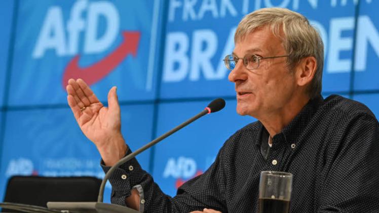 AfD-Fraktionschef Berndt wurde von Verfassungsschutzchef Jörg Müller „erwiesener Rechtsextremist“ genannt. 