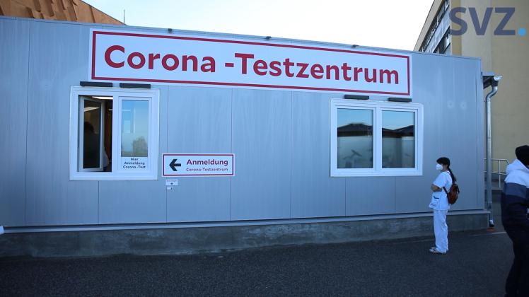 Corona in Schwerin - Neues Testzentrum bei Helios Kliniken eröffnet