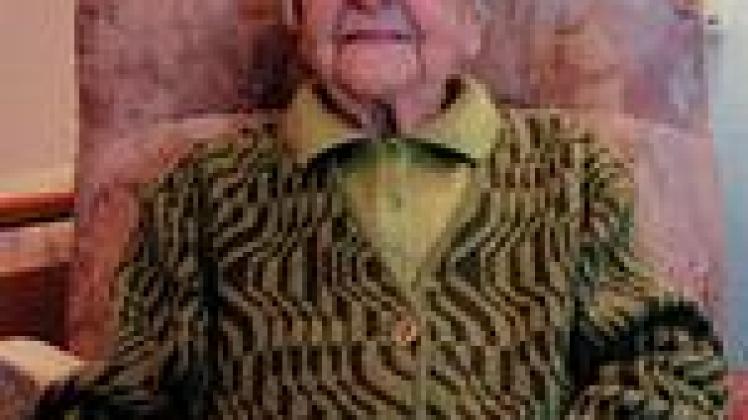 Christine Sauer  ist 101 Jahre alt. Foto: rf