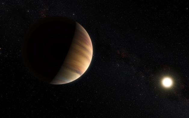 So könnte der Peg 51b ausssehen. Er war der erste erdähnliche Planet, der entdeckt wurde.
