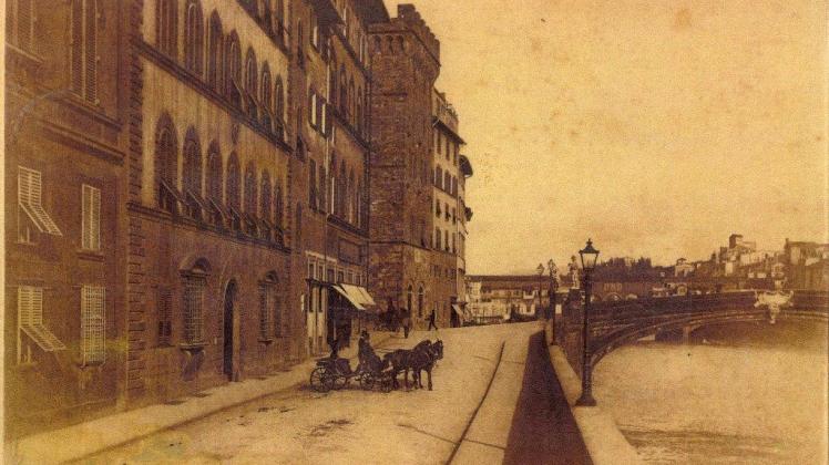 Am Arno und in der Nähe des berühmten Ponte Vecchio befand sich der Palazzo der Sommiers.  Fotos: Archiv Schimler 