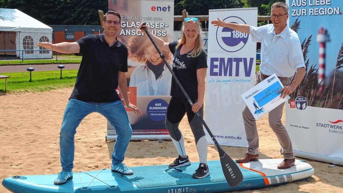 Drei StandupPaddlingKurse zu gewinnen Pure Eigenenergie auf d SHZ