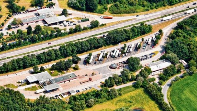 Tankstellen An Der A7 Richtung Sden