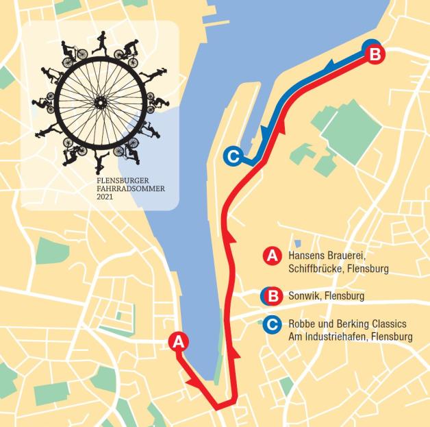 Route der Sinfoniker Fahrradtour am 19. September 2021