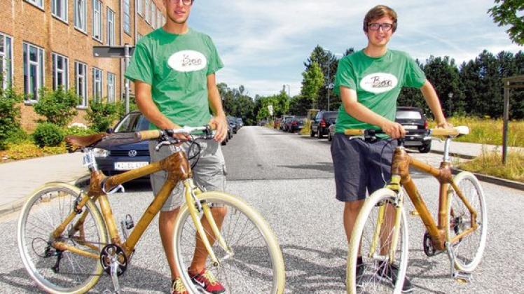 Studenten vermarkten Bambus-Rad