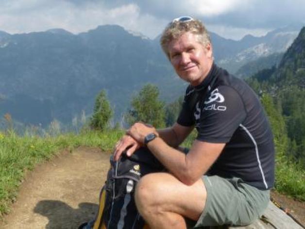  Bergführer Eddy Balduin ist topfit, er schafft die ganze Tour in gut vier Stunden. Foto: Florian Sanktjohanser 