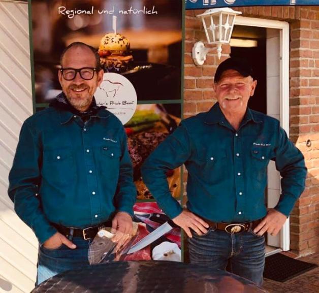 Michael Kowalewski und Uwe Jeßen sind die stolzen Gründer von Breeder&apos;s Pride Beef.