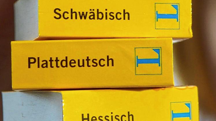 Auch fürs Plattdeutsche gibt es ein Wörterbuch. 