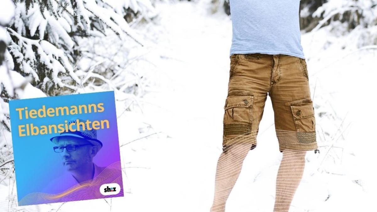 Kurze Hose im Winter Hat Arne Tiedemann einen neuen Trend verpas