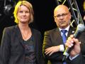 Susanne Gaschke und Torsten Albig (SPD) bei der Eröffnung der Kieler Woche.