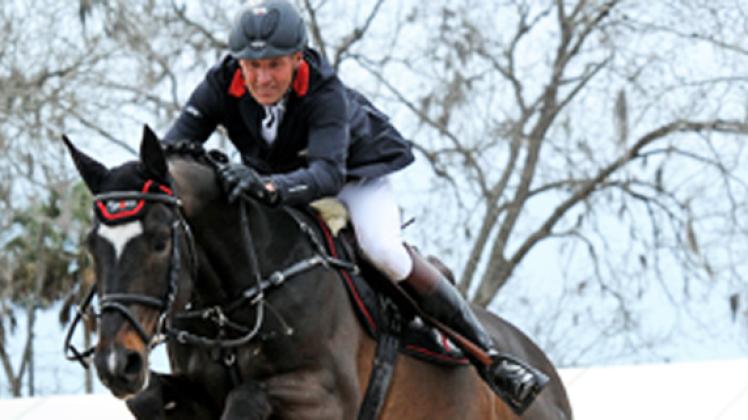 André Thieme und Contagna - hier bei einem anderen Springen - gewinnen den Großen Preis von Ocala. Jutta Wego