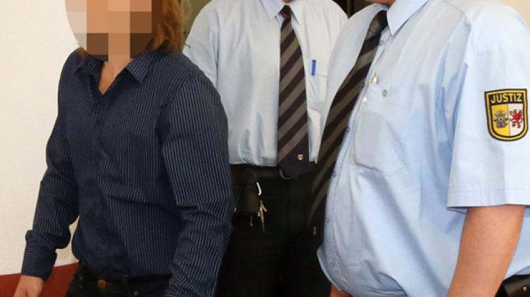 Der Angeklagte im Prozess wegen der Ermordung einer Prostituierten  B. Wüstneck