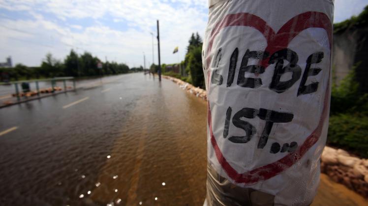 Hochwasser in Sachsen-Anhalt - Magdeburg