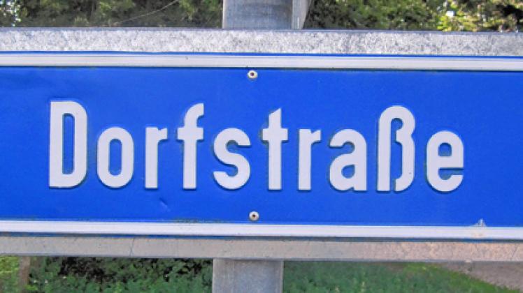 In der Gemeinde Wittendörp mit ihren 14 Ortsteilen gibt es allein elf Mal die Dorfstraße. Thorsten Meier