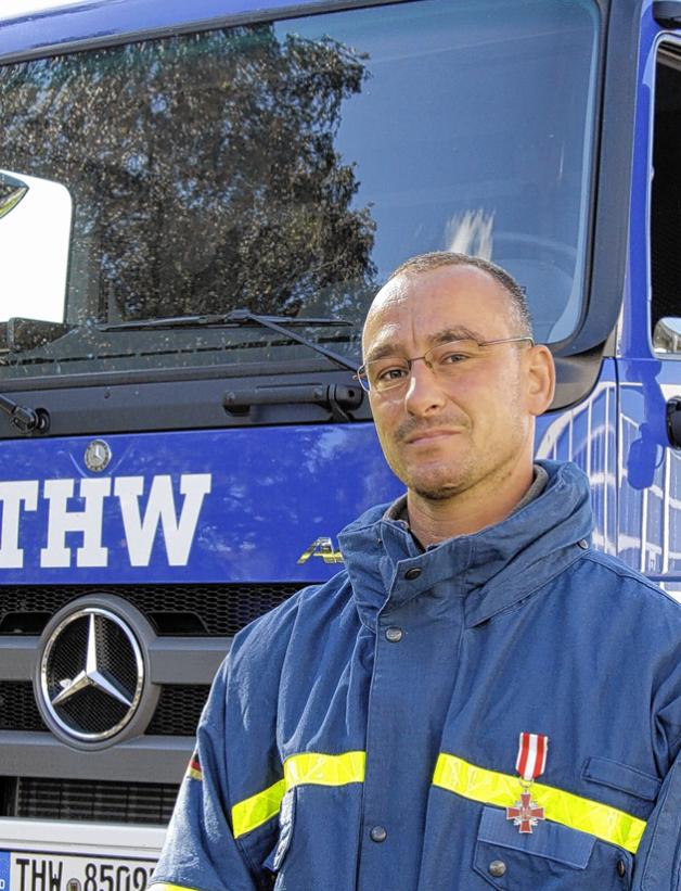 Sven Roggemann ist seit 1993 Mitglied im THW-Ortsverband Wittenberge und Leiter des technischen Zuges.