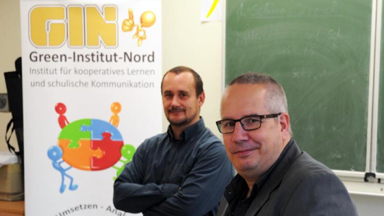 Jörg Upahl und Thomas Barsch wollen dem Kooperativen Lernen auch in MV zum Durchbruch verhelfen. Seemann