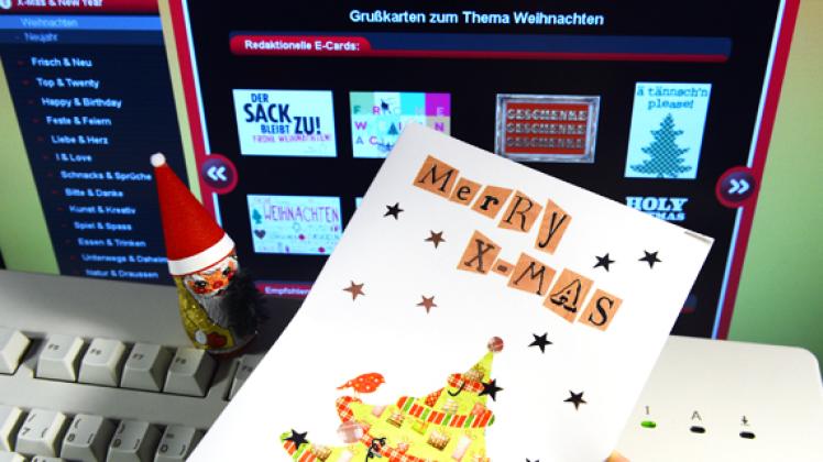 Die Handwerkskammer in Schwerin hat in diesem Jahr erstmals alle Weihnachtsgrüße per Mail verschickt. dpa