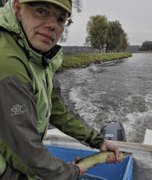 Hartmut Senff  ist seit Jahrzehnten  passionierter  Angler.