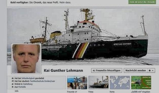 Mit diesem Facebook-Profil stellt sich Kai Gunther Lehmann als der neue Kapitän der "Stephan Jantzen" dar. NNN