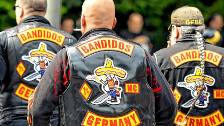 In Deutschland  gibt es knapp 50 Chapter der Bandidos - hunderte  ihrer Mitglieder wollen am Wochenende nach Stralsund kommen.dpa