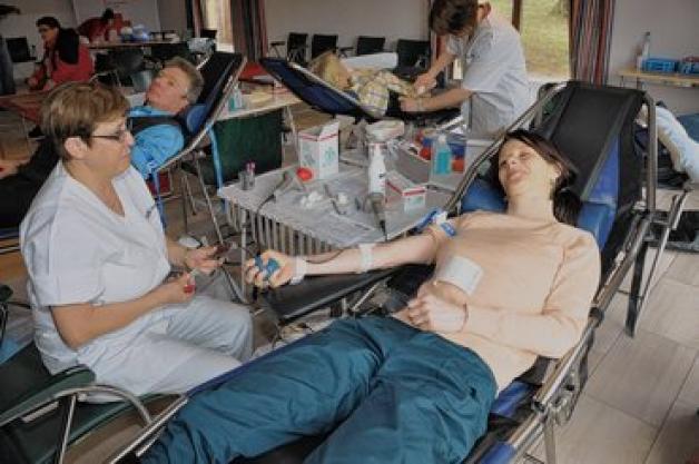 5000 Blutspenden kommen in der Region Güstrow/Bützow jedes Jahr zusammen. Ein sehr gutes Ergebnis, schätzt der DRK-Blutspendediesnt ein. Bei der Messe spendeten 63 Bürger Blut, darunter  Claudia Langner aus Bützow.