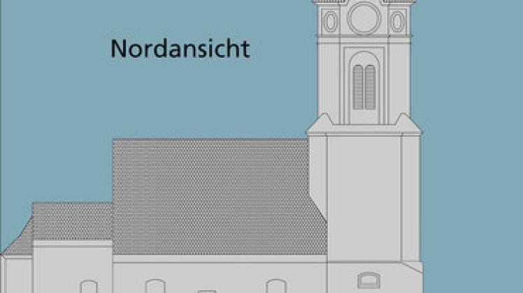 So könnte die Dachkonstruktion für die Kirchenruine Stavenow aussehen.stefan kunzemann