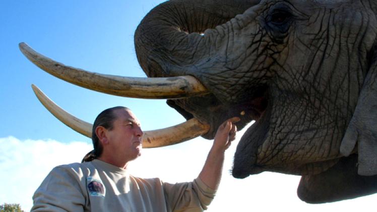 Sonni Frankello: "Bei uns gehören die Elefanten seit Generationen zur Familie."Wolfried Pätzold