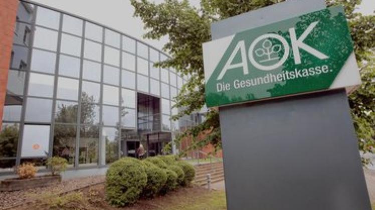 Der Verwaltungssitz der AOK in Schwerin - Hauptsitz der  neuen AOK Nordost ist Potsdam. jens büttner/Lmv