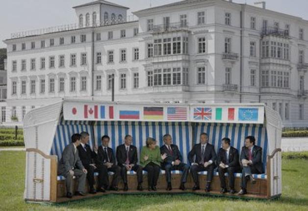 Ein Foto aus besseren Tagen: Das G8-Treffen machte das Grand Hotel Heiligendamm weltberühmt. Oliver Berg, dpa Ein Foto aus besseren Tagen: Das G8-Treffen machte das Grand Hotel Heiligendamm weltberühmt. Oliver Berg, dpa