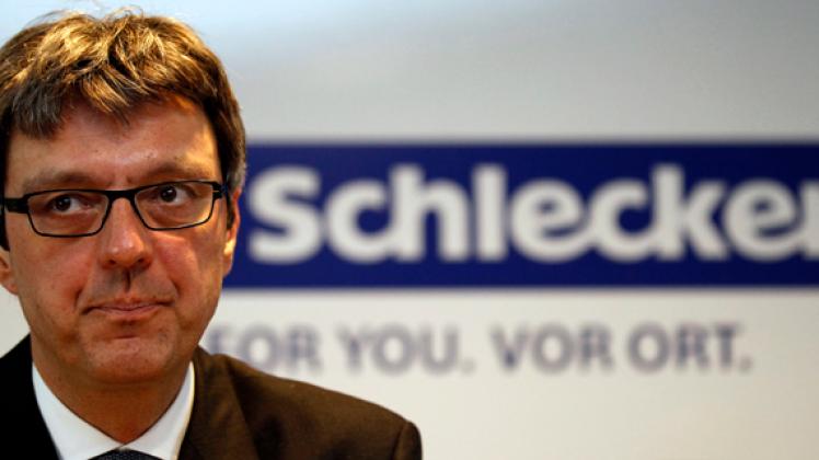 Der Insolvenzverwalter der insolventen Drogeriemarktkette Schlecker, Arndt Geiwitz