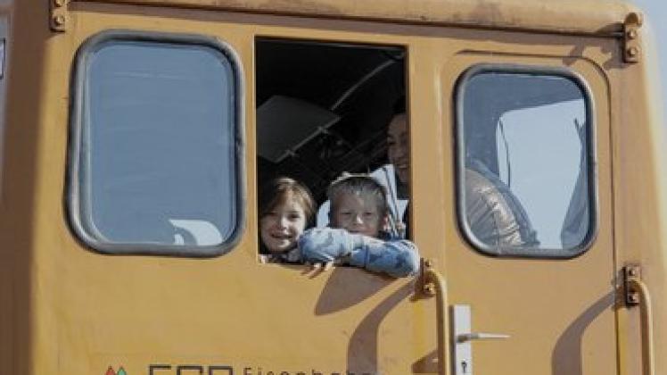 Mitfahren auf einer echten Lokomotive: Für viele Kinder ein  Höhepunkt.