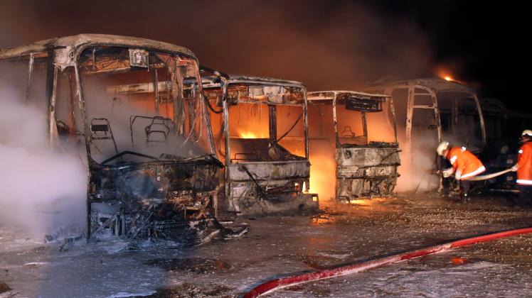 Vier Busse fielen zuletzt den Flammen zum Opfer. Michael-Günther Bölsche