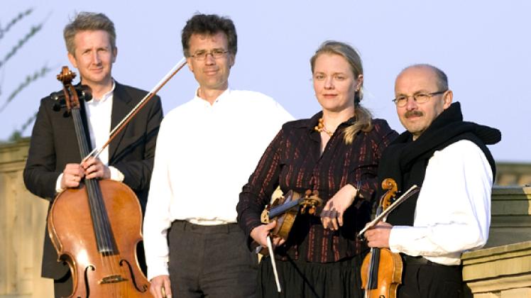 Besucher des Konzertes  des "Massonneau Quartetts Schwerin" sind zu Spenden aufgerufen. zvs