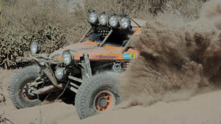 Staub ohne Ende gibt es bei der Baja California.privat