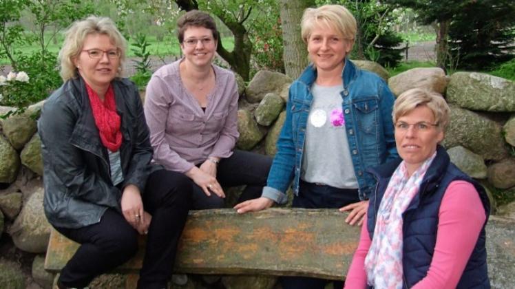 Sandra Stöver (48), Tanja Schwarting (40), Sonja Schlesier (46) und Christine Brinkmann (43) entsprechen nicht unbedingt dem Klischee der Landfrauen. 
