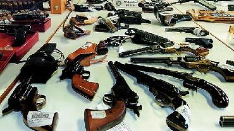Acht Millionen Gewehre und Pistolen sind in Deutschland in Privatbesitz.Thorsten Meier/Archiv
