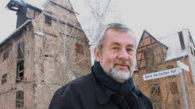Sorgt sich um den Verfall des Hornschen Hofes: Architekt Michael Bräuer, Ortskurator der Stiftung Denkmalpflege.maria pistor