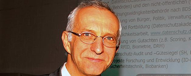 Schleswig-Holsteins Datenschutzexperte Dr. Thilo Weichert. Foto: Pöschus