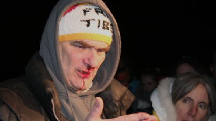 Opfer der Auseinandersetzungen:  Johannes Heimrath