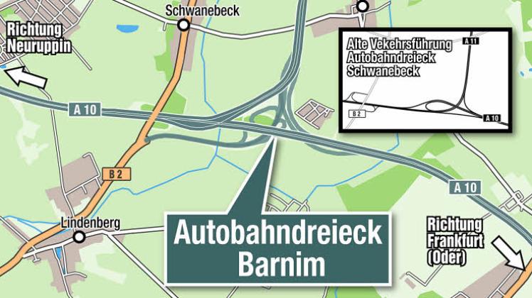 Nach knapp zweieinhalb Jahren Bauzeit hat das alte Autobahndreieck Schwanebeck ein völlig neue Streckenführung – obendrein einen neuen Namen. 